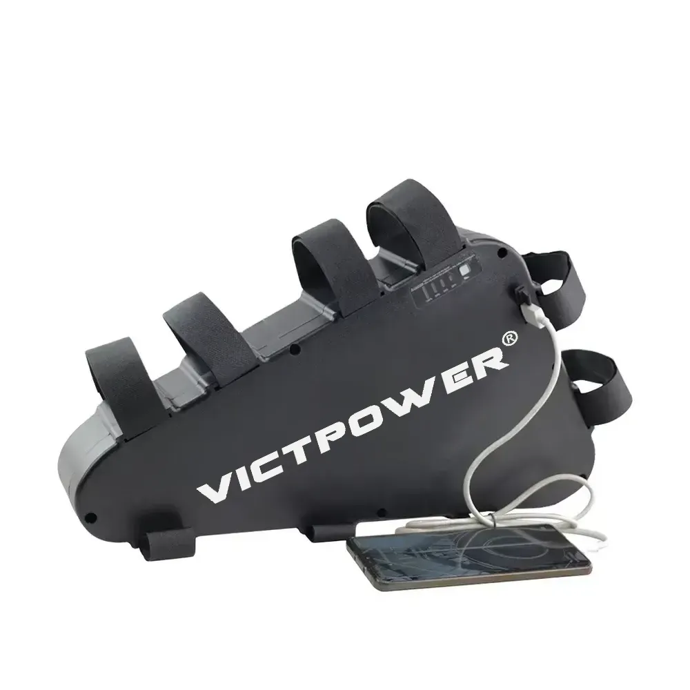 Victpower 52V 20Ah Electric Bike Battery Pack – Li-Ion Downtube with Triangle Cylindrical Design