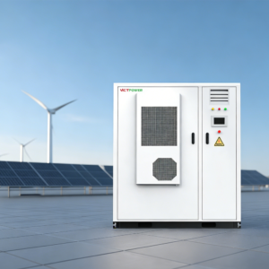 VictPower Battery Custom Logo 215kWh 100kW BESS Container Vent Cooling Industrial Energy Storage